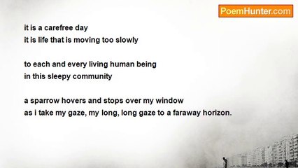 RIC S. BASTASA - A Carefree Day For Each One Of Us