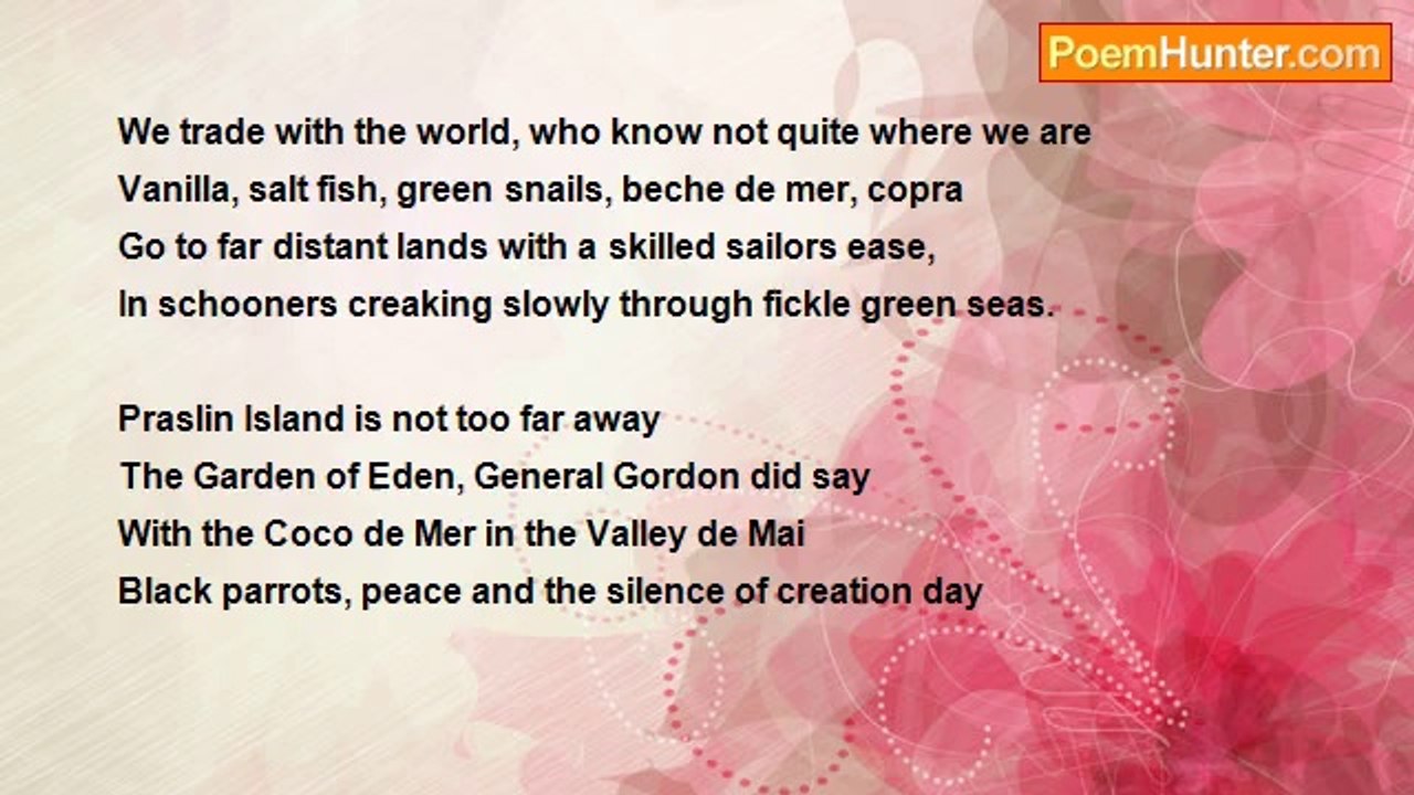 Terry Brewer - Thoughts from the Seychelles Islands