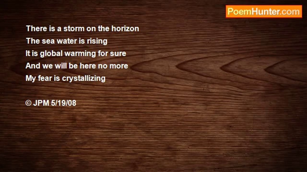 Jim Milks - Global Warming: a Limerick