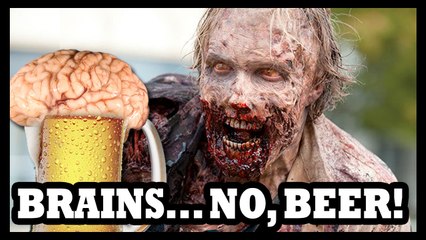 Walking Dead Beer Made with Real Brains!?! - Food Feeder