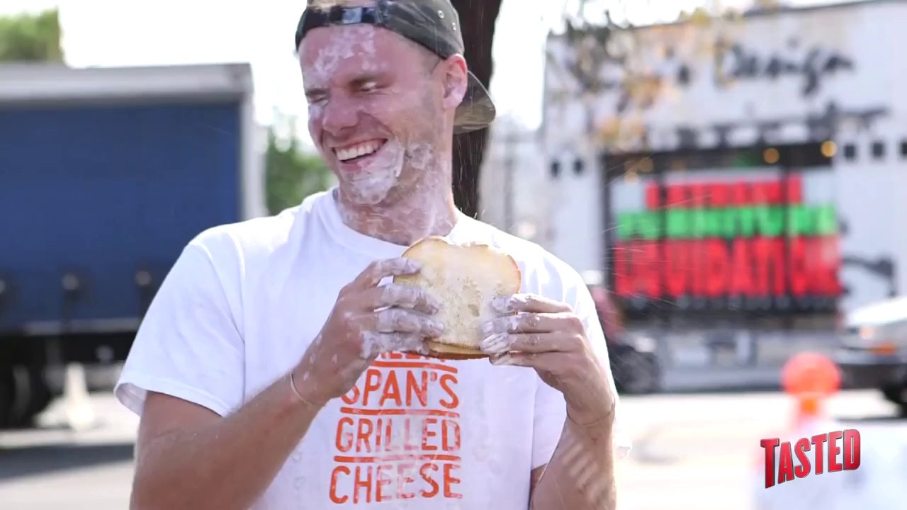 Fried Chicken Nubbins Grilled Cheese - The Melt Master