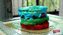 M&M Birthday Pancakes - Food Mashups