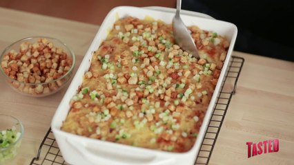 Reuben Sandwich + Homemade Mac 'n Cheese = Dude Food
