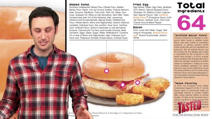 Dunkin's Glazed Donut Breakfast Sandwich! - Food Feeder