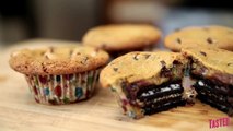 Oreo-Stuffed Cookie CUPCAKES!