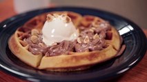 Waffles with Nutella Butter