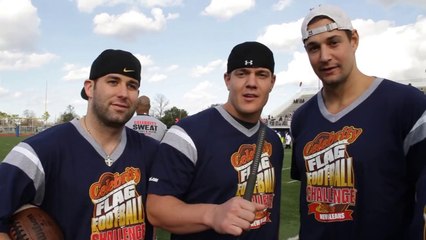 Celebrity Sweat Shout Out -- Daniel, Felton and the Gronkowski Bros