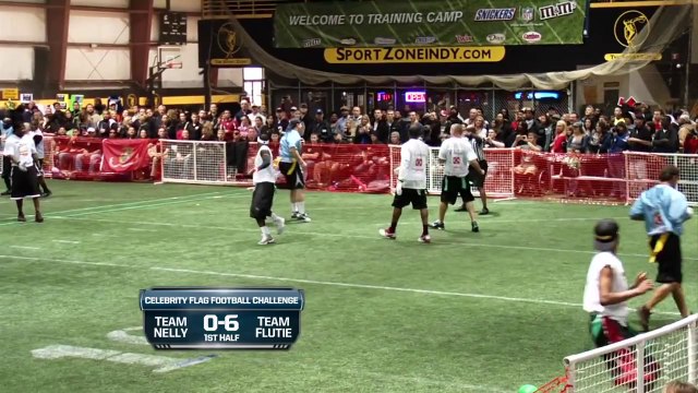 2012 Celebrity Flag Football Challenge in Indianapolis featuring Nelly and Doug Flutie