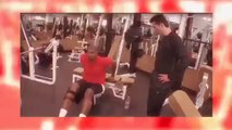 Andrew Bynum takes it to the gym