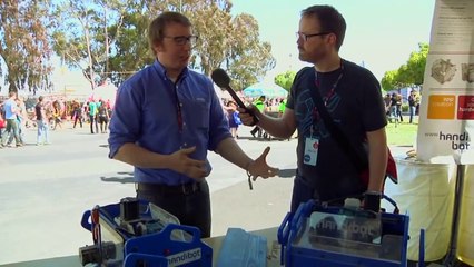 Meet the Shopbot Handibot - It's a Smart CNC Router - MakerFaire Bay Area 2013