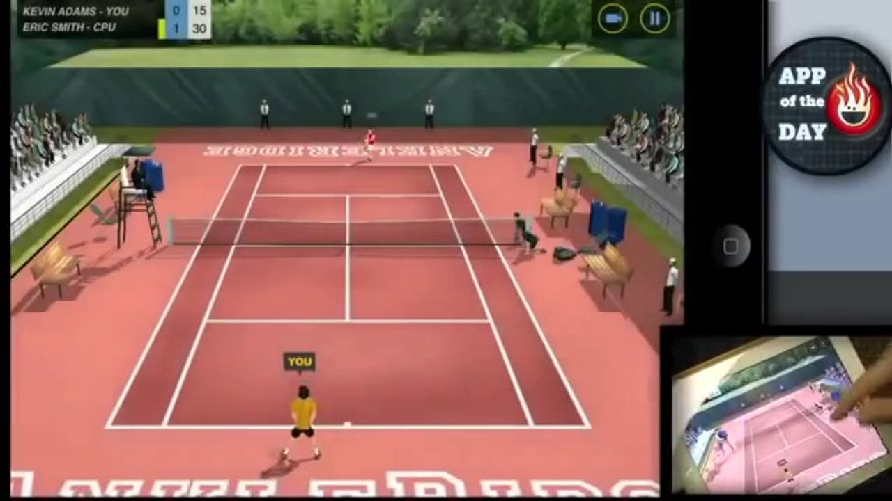 App of the Day: Flick Tennis - College Wars HD