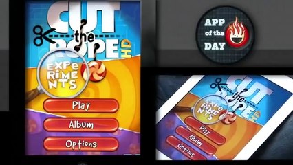 App of the Day: Cut The Rope HD: Experiments