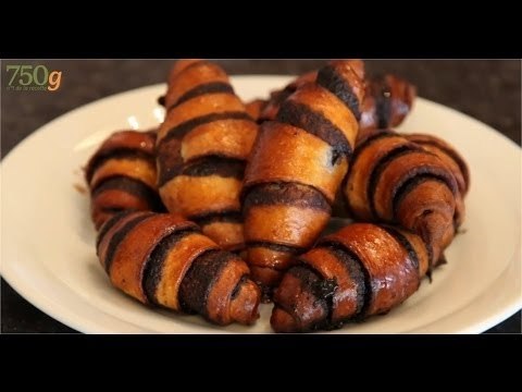 Recette des Croissants au chocolat Juifs ou Rugelach - 750 Grammes