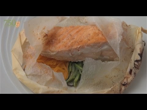 Recette de Papillote de saumon facile - 750 Grammes