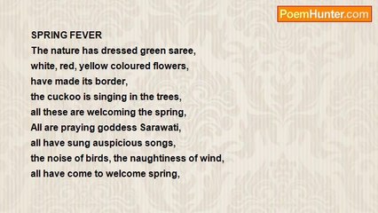 dr. ram sharma - SPRING FEVER