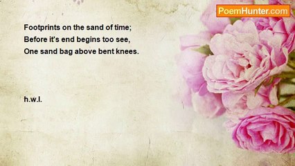 Is It Poetry - Footprints on the sand of time