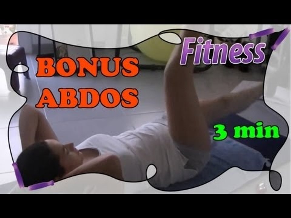 Fitness routine à la maison : Bonus abdos en 3 minutes chrono