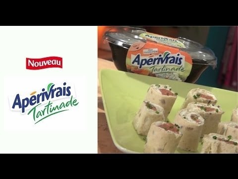 Petits roulés au saumon fumé & Apérivrais tartinade au saumon - 750 Grammes