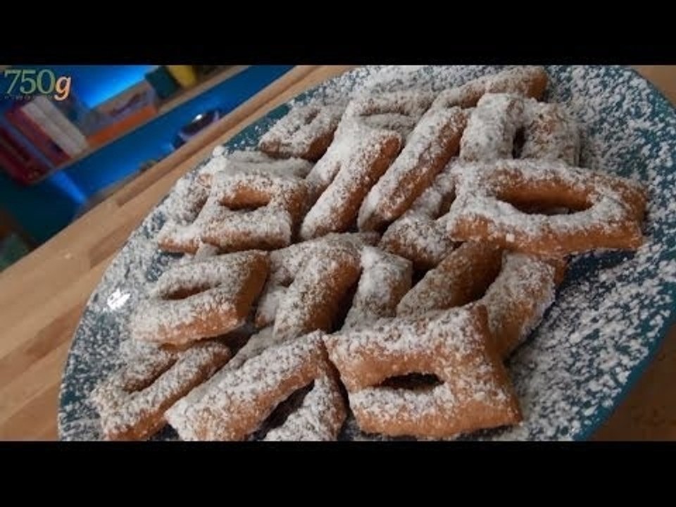 Recette de Bugnes ou beignets de carême  - 750 Grammes