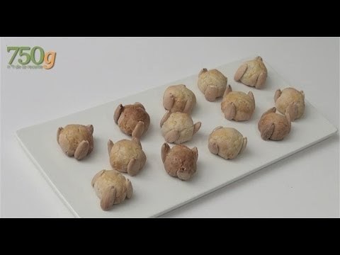 Recette de Petits fours aux amandes ou Bethmäennchen - 750 Grammes