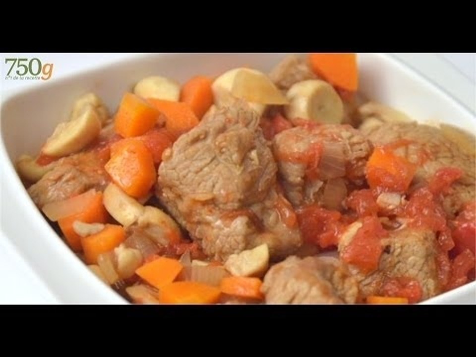 Recette de Sauté de veau à la tomate - 750 Grammes