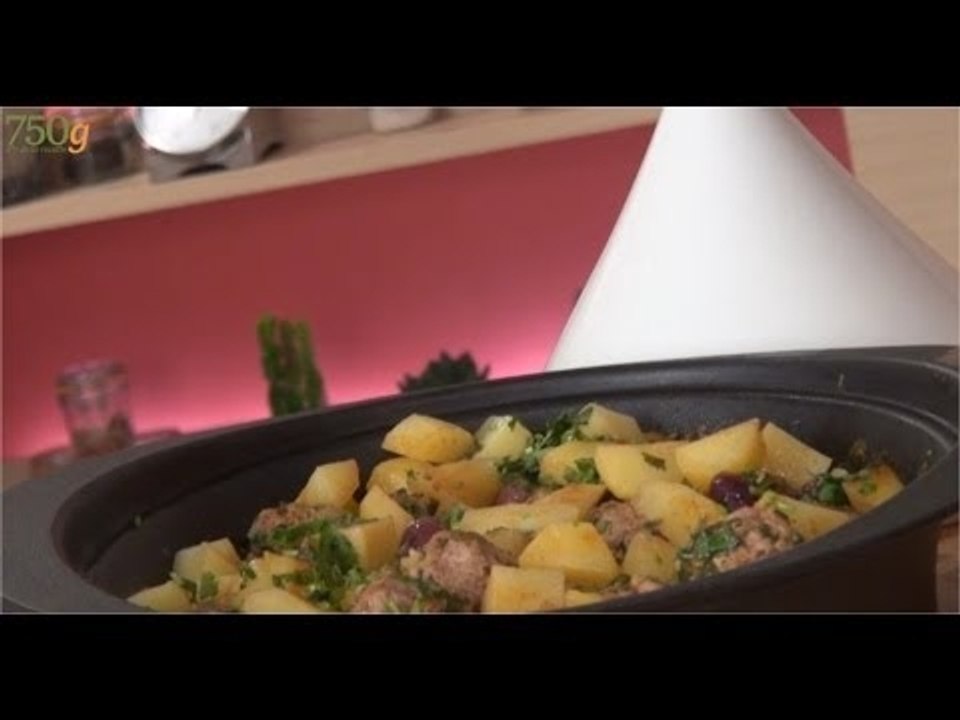 Recette de Tajine kefta aux pommes de terre - 750 Grammes