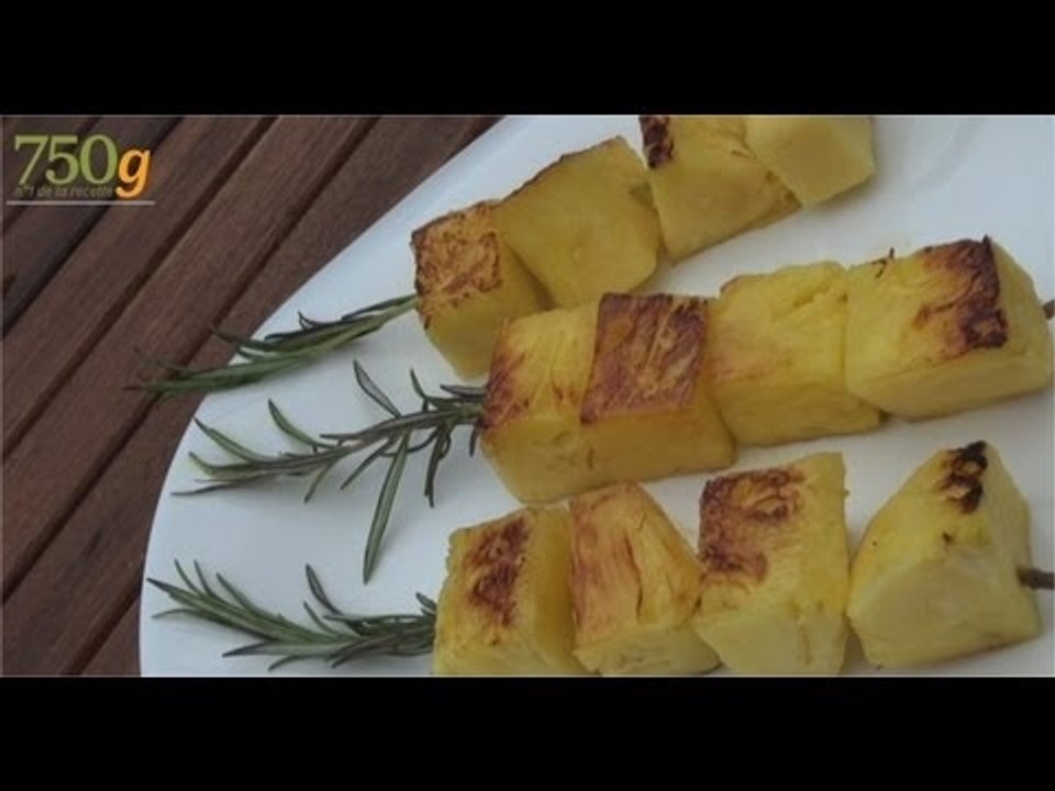 Recette d'Ananas au romarin à la plancha - 750 Grammes
