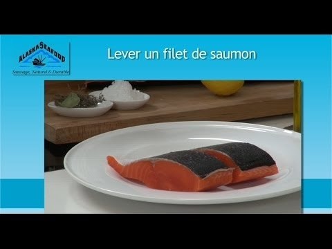 Lever un filet de saumon facilement - 750 Grammes