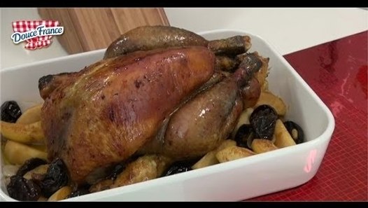 Recette De Chapon De Pintade Aux Pommes Et Aux Pruneaux 750