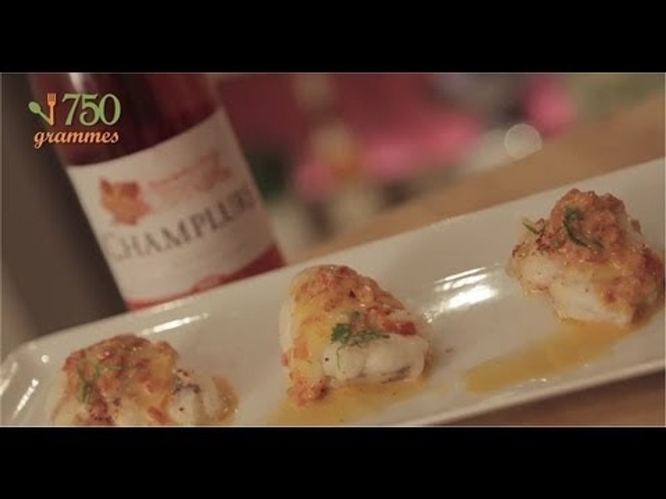 Recette de Filet de lotte, beurre rosé aux poivrons - 750 Grammes