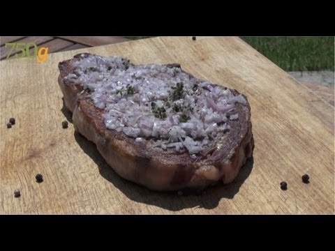 Recette d'Entrecôte à l'échalote - 750 Grammes