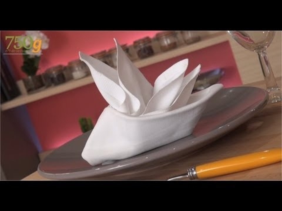 Pliage de serviettes en forme de voilier - 750 Grammes