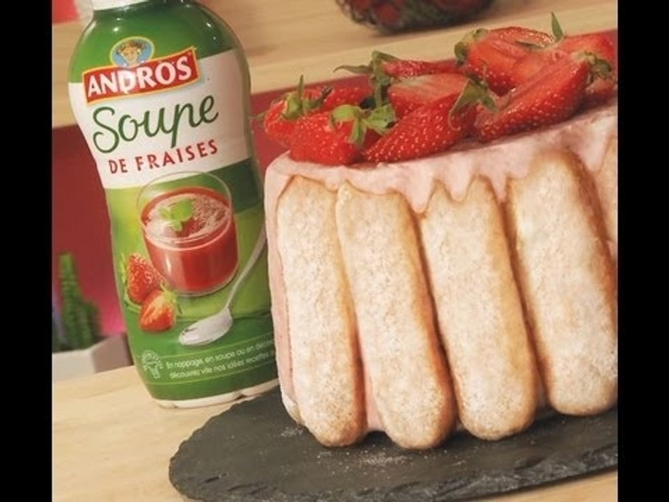 Recette de Charlotte aux fraises - 750 Grammes