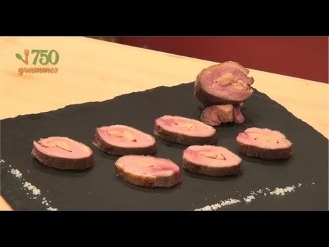 Roulés de magret de canard farci au foie gras - 750 Grammes