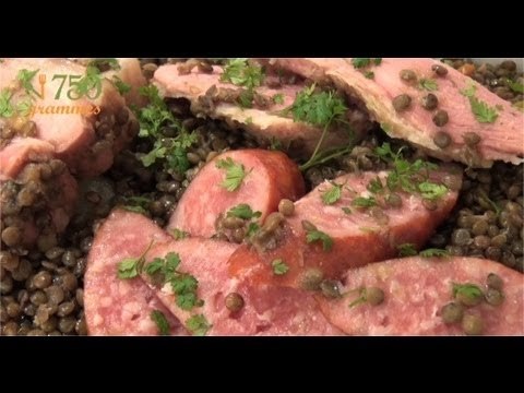 Recette de Petit salé aux lentilles - 750 Grammes
