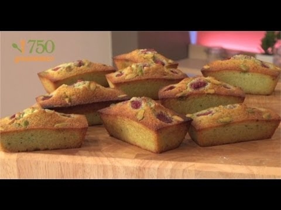 Financiers aux pistaches et aux framboises - 750 Grammes