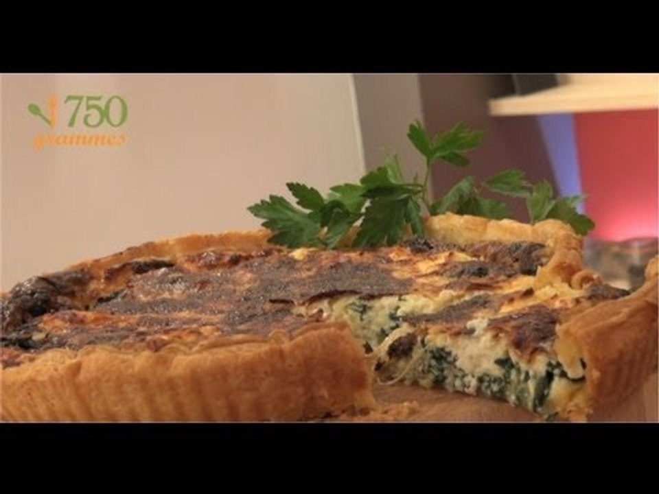 Recette de Quiche aux épinards - 750 Grammes
