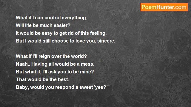 Robert Allan Fernandez - 'What ifs....'