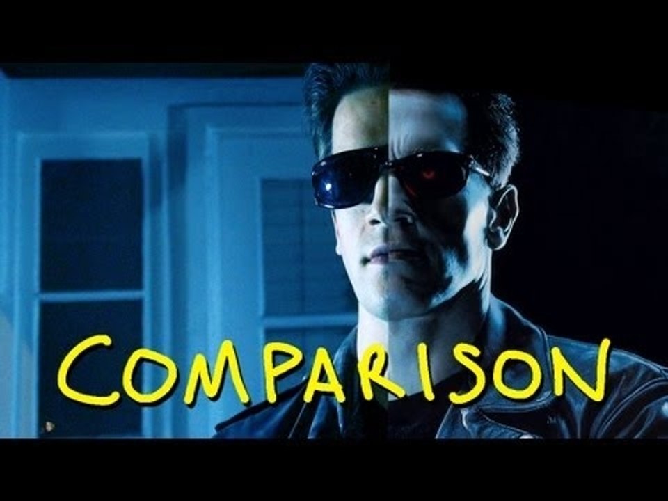 Terminator 2 Biker Bar Fight - Homemade Side by Side Comparison