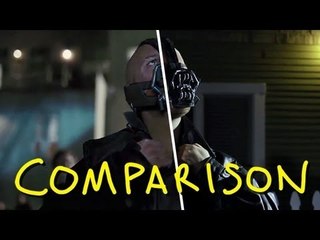 Batman and Catwoman Rooftop Fight - Homemade w/ Jack Douglass, Olga Kay and Brock Baker (comparison)