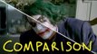 The Dark Knight - Joker's Pencil Trick - Homemade (Comparison)