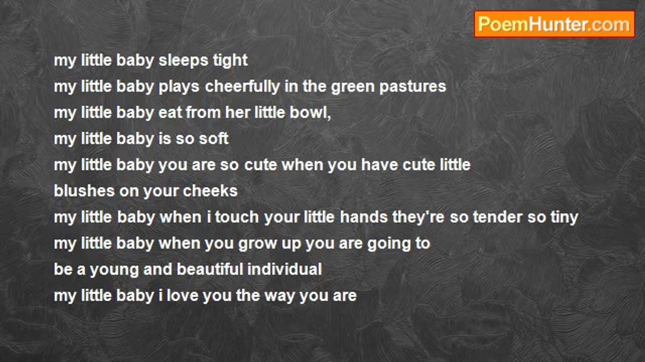 mai see lee - my little baby