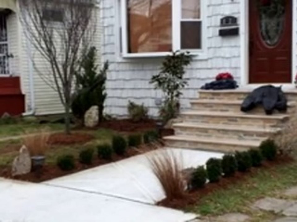 New York Plantings Garden Designers' Front Yard Renovation in Queens, New York