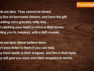 Amy Sutton - Poets Are Liars