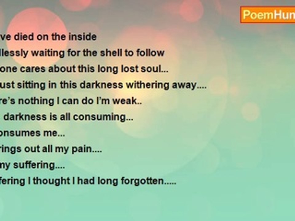 DEEP DARK SOUL POET - dead inside