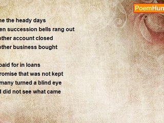 Matthew Holloway - A Poem On Recession