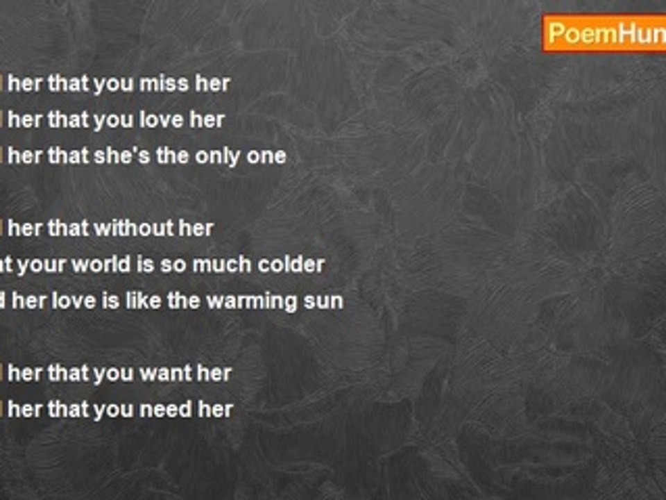Michael Ernst - Tell Her