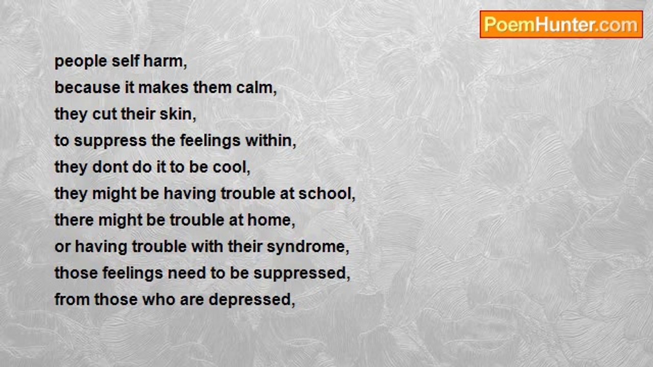 chris chapman - self harm.