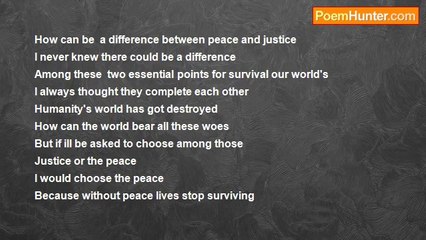 Sossi Khachadourian - Justice Or Peace