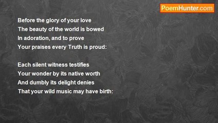 Joseph Mary Plunkett - Before the Glory of your Love